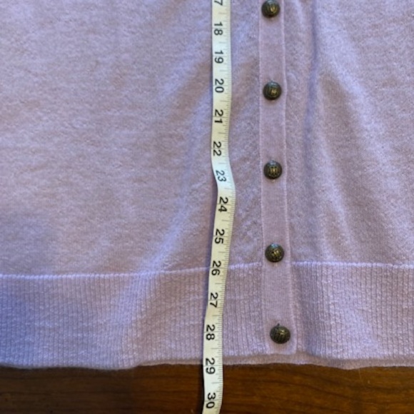 Talbots Lilac Cardigan - Picture 9 of 12